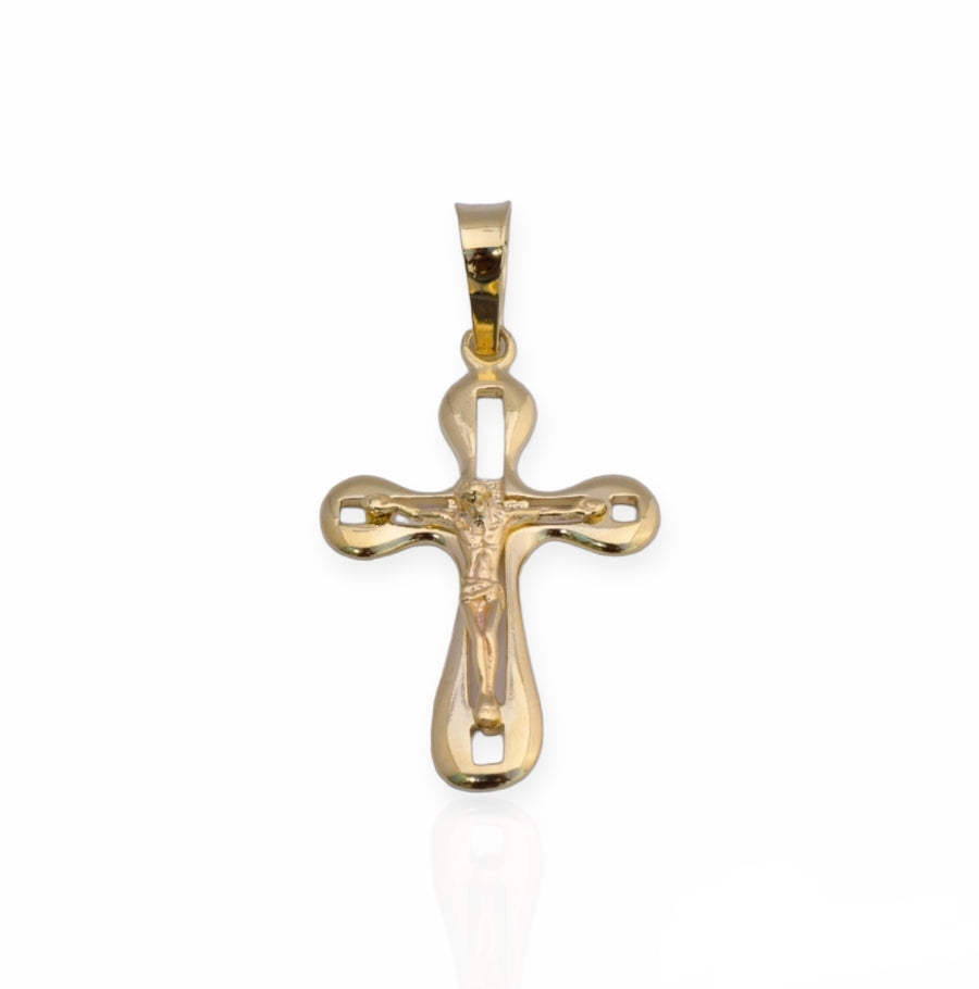 Croce in Oro con Cristo