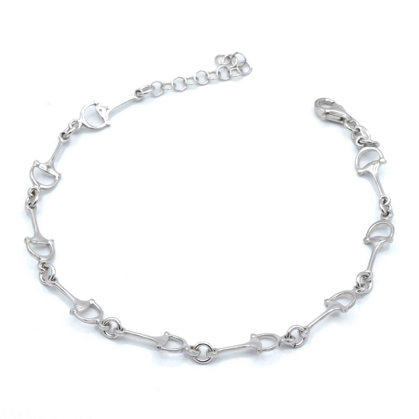 Bracciale Maglia Ancore In Argento