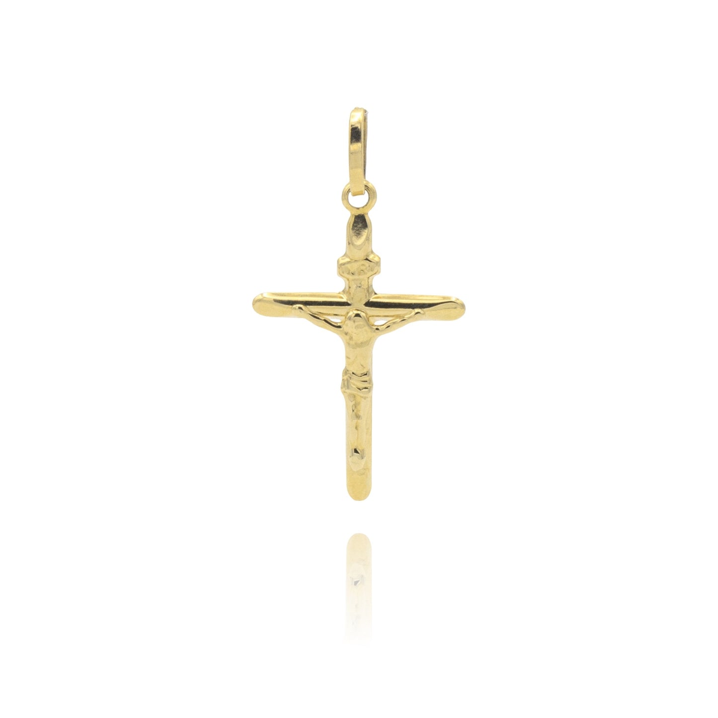 Croce con Cristo in Oro Giallo