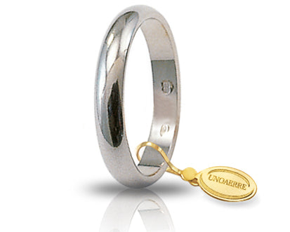 Fede Nuziale Classica gr.4 in oro bianco