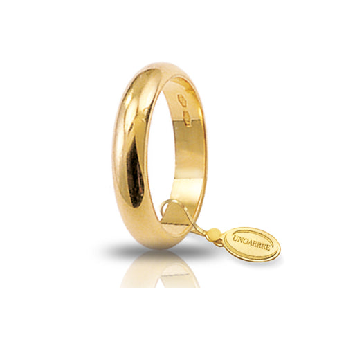 Fede Nuziale Classica 1AR 6 Grammi in Oro Giallo Unoaerre