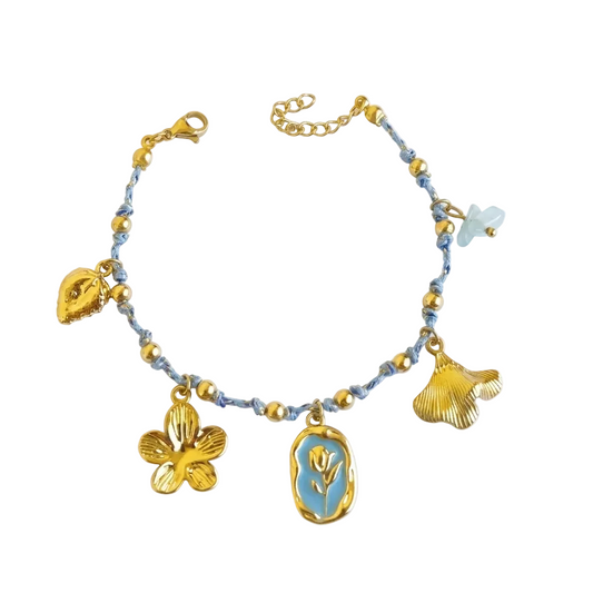 Bracciale Ninfea Gold e Celeste Gaiè Bijoux