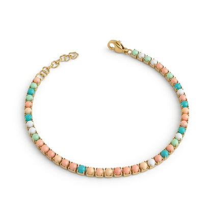 Bracciale Tennis Gold Multicolor Gaiè Bijoux