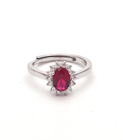 Anello Kate Rosso Gioielli in Argento