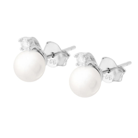 Orecchini Perla e Punto Luce in Argento Gioielli in Argento