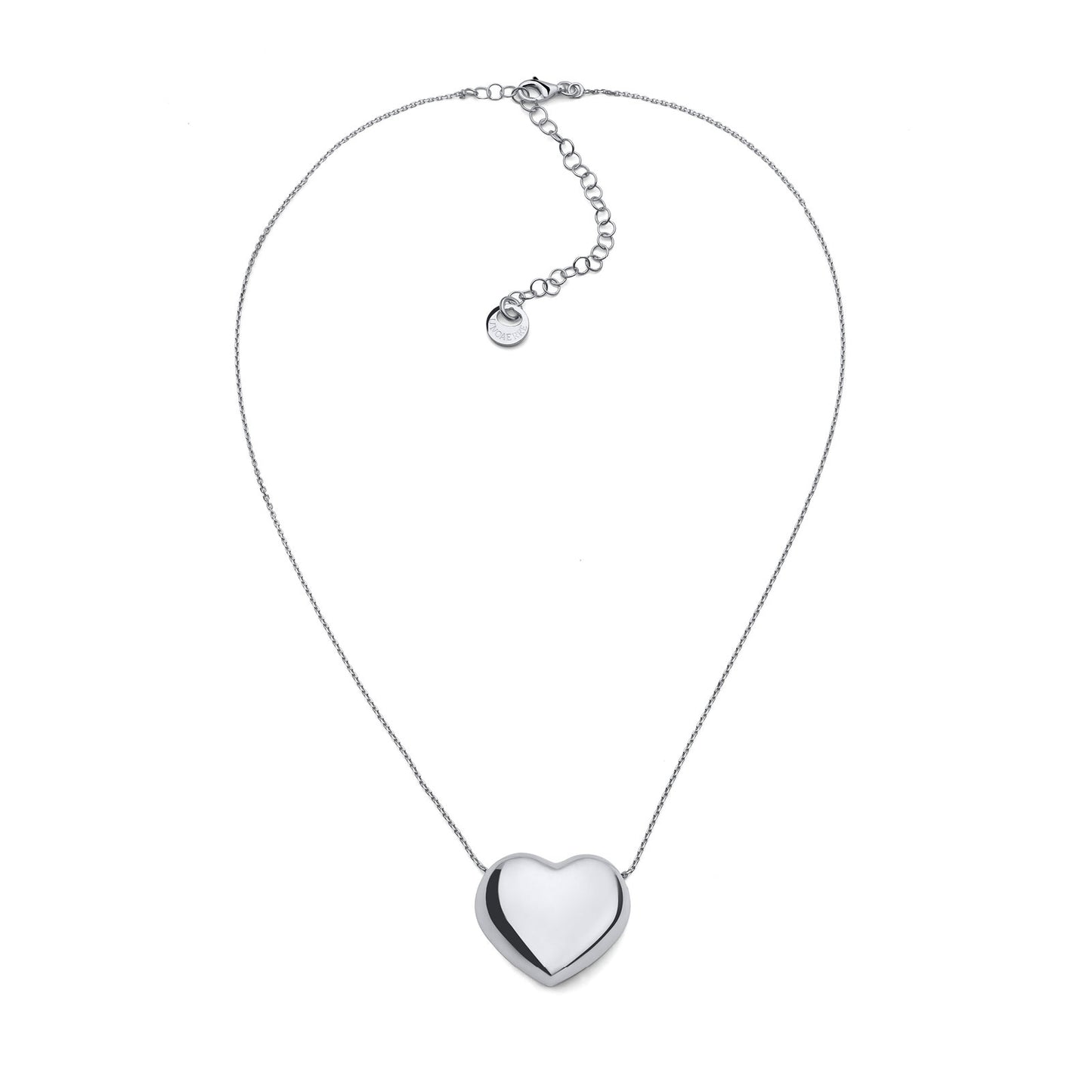 Collana in argento con cuore grande