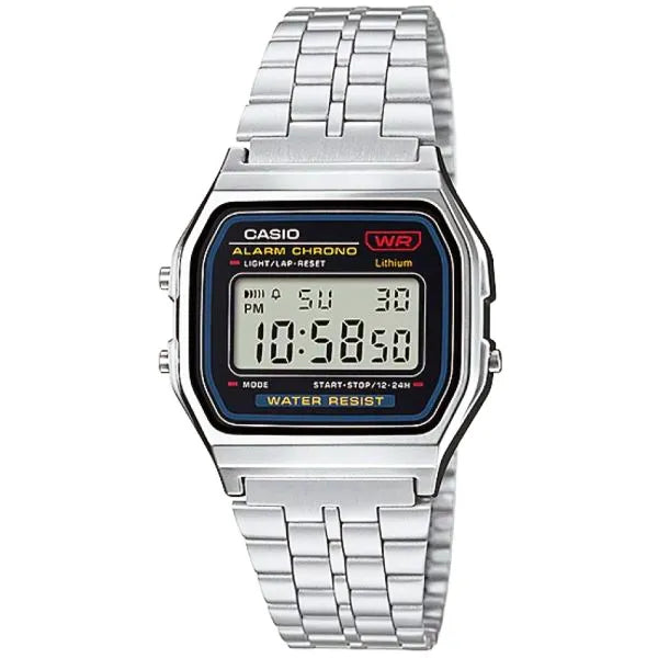 Orologio Casio Vintage Digitale A159WA-N1DF Unisex Bracciale in Acciaio