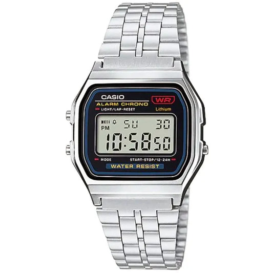 Orologio Casio Vintage Digitale A159WA-N1DF Unisex Bracciale in Acciaio Casio