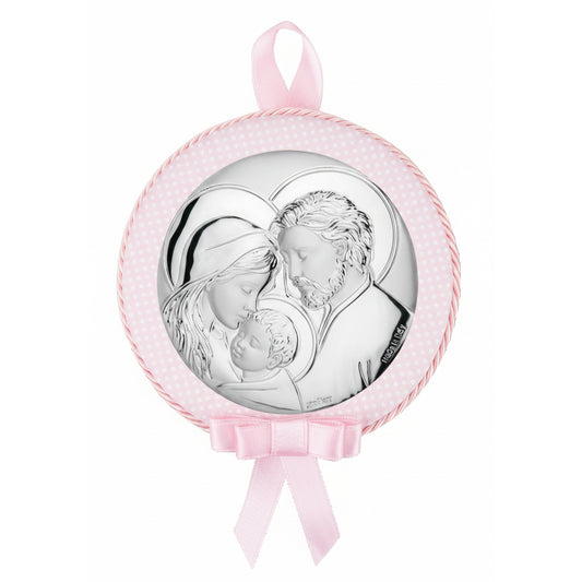 Capoculla Atelier Rosa con Raffigurazione Sacra Famiglia