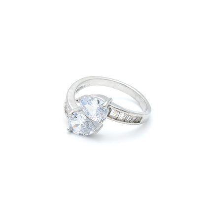 Anello Gocce Argentato