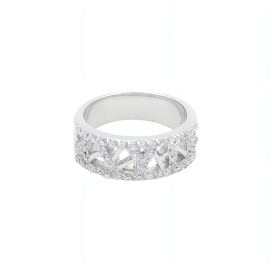 Anello in Argento e Zirconi