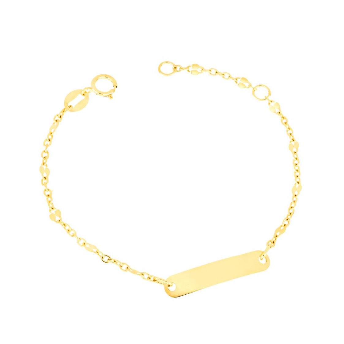Bracciale Bimbi con Targhetta in Oro 375 (9kt) iGOLD