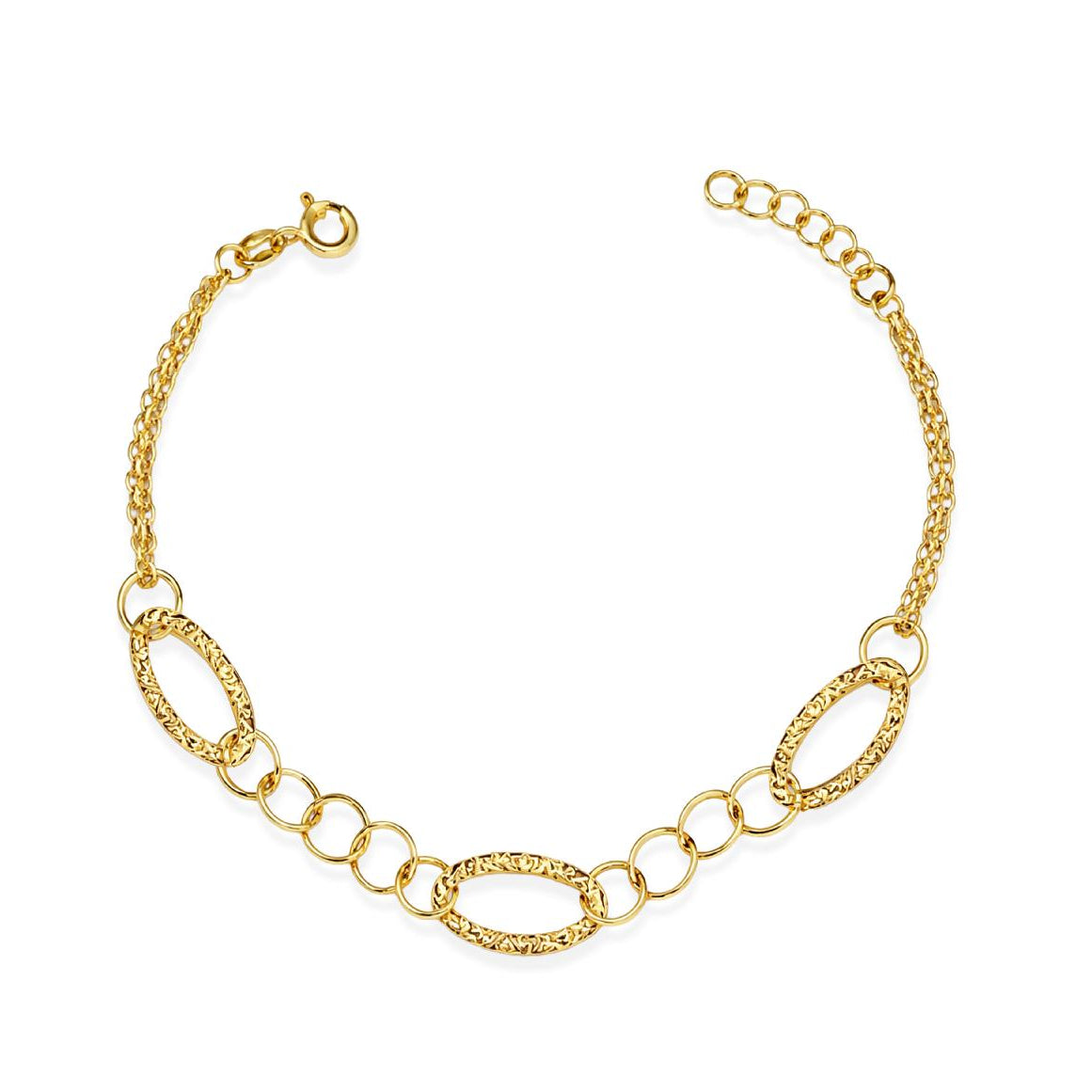 Bracciale Donna a Catena in Oro Giallo 375 (9kt) iGOLD