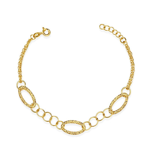Bracciale Donna a Catena in Oro Giallo 375 (9kt) iGOLD