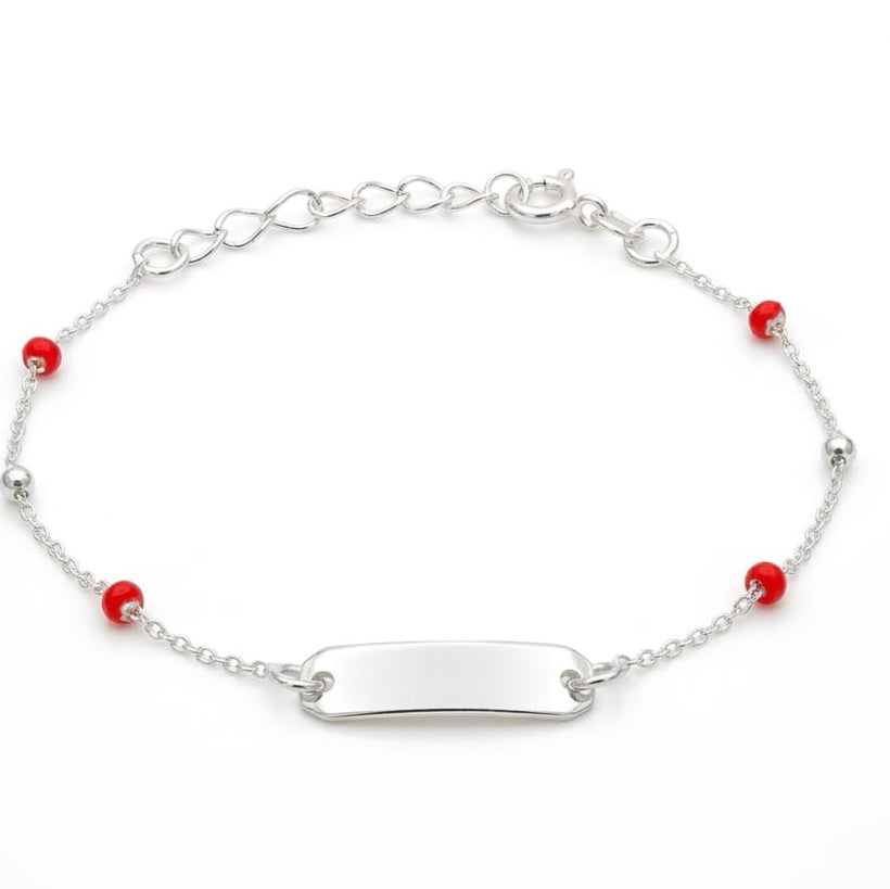 Bracciale Bimbi in Argento e Targhetta Personalizzata Gioielli in Argento