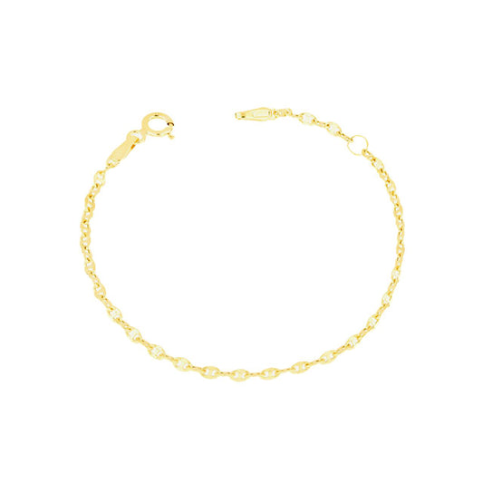 Bracciale Bimbi in Oro Maglia Marina