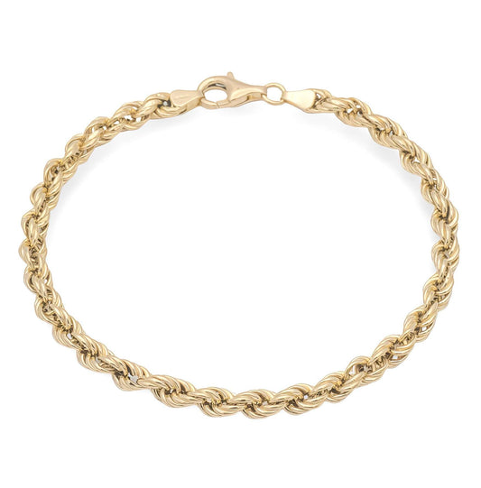 Bracciale Fune in Oro Giallo
