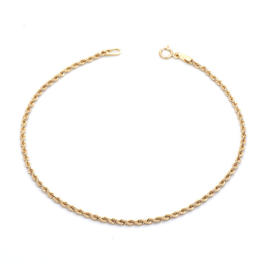 Bracciale Fune in Oro Giallo
