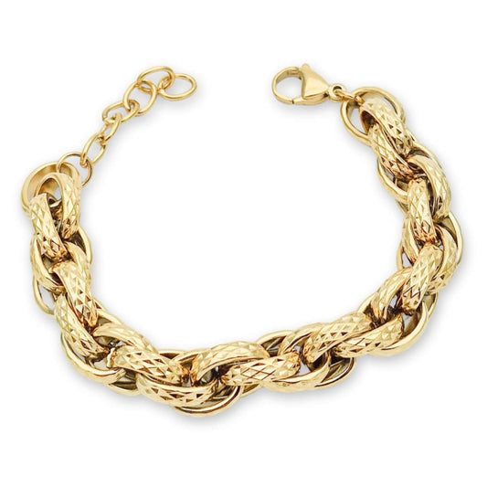 Bracciale Intrecciato Dorato