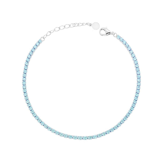 Bracciale Tennis Celeste