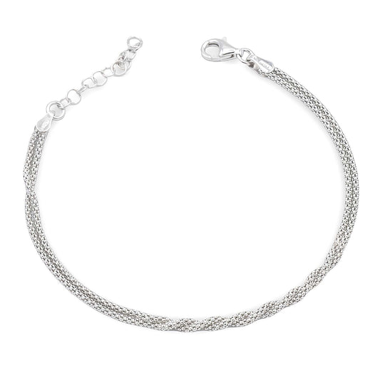 Bracciale Torchon in Argento