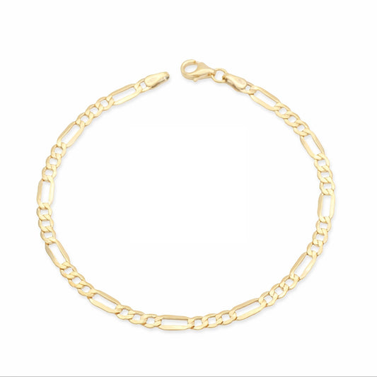 Bracciale Uomo Groumette 3+1 in Oro Giallo