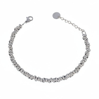 Bracciale Anellini a Nodi Argentato Gaiè Bijoux