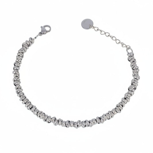 Bracciale Anellini a Nodi Argentato Gaiè Bijoux