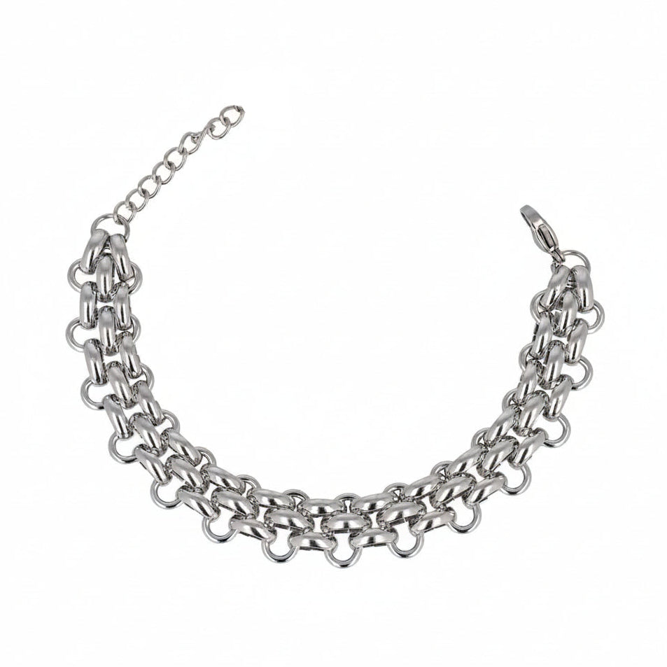 Bracciale Catena Tripla Silver Gaiè Bijoux