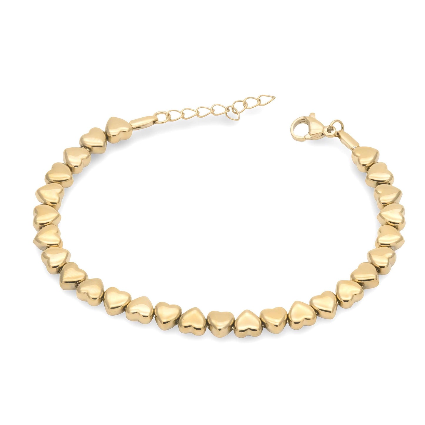Bracciale Cuoricini Dorato