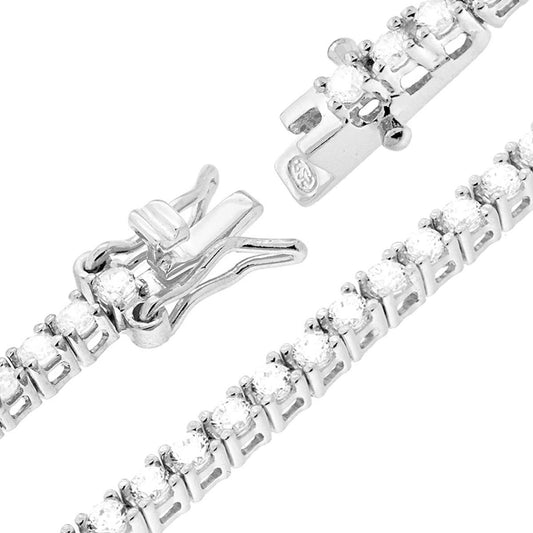 Bracciale Tennis In Argento