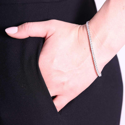 Bracciale Tennis In Argento
