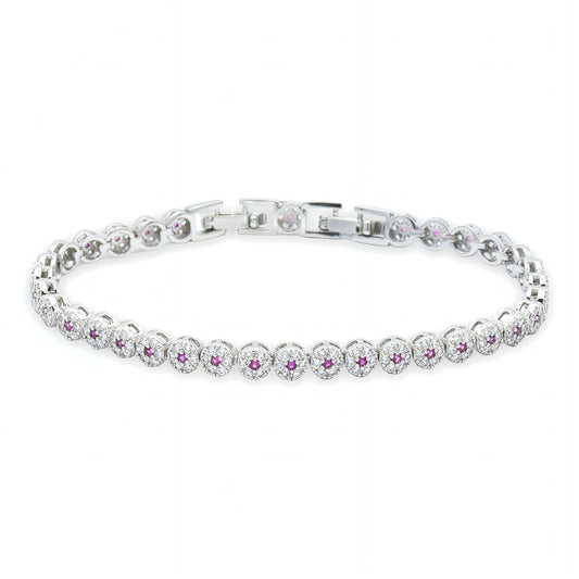 Bracciale Tennis Magic Rosso