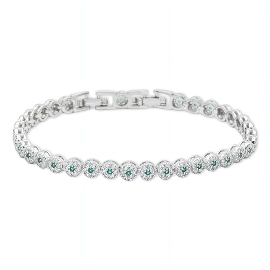 Bracciale Tennis Magic Verde