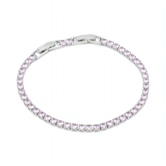 Bracciale Tennis Rosa