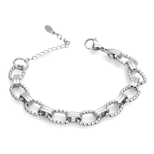 Bracciale a Catena Argentato