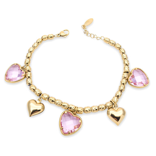 Bracciale Pepite e Cuori