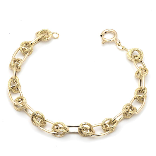 Bracciale Donna a Catena in Oro Giallo