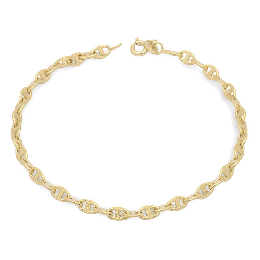 Bracciale Traversino in Oro Giallo