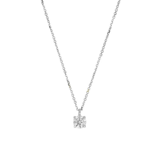 Collana Punto Luce in Oro Bianco