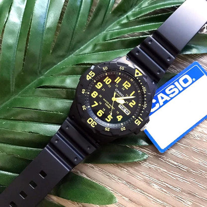 Orologio Casio Collection MRW-200H-9BVDF Multifunzione Nero e Oro in Resina Casio