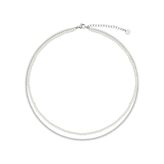 Collana Donna Perle e Cristalli  Liu Jo LJ3024