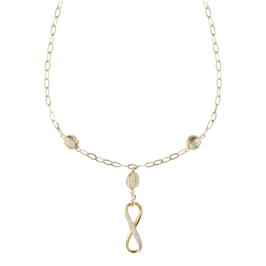 Collana Infinito in Oro Giallo