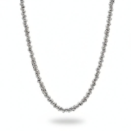 Collana Anellini a Nodi Argentata Gaiè Bijoux