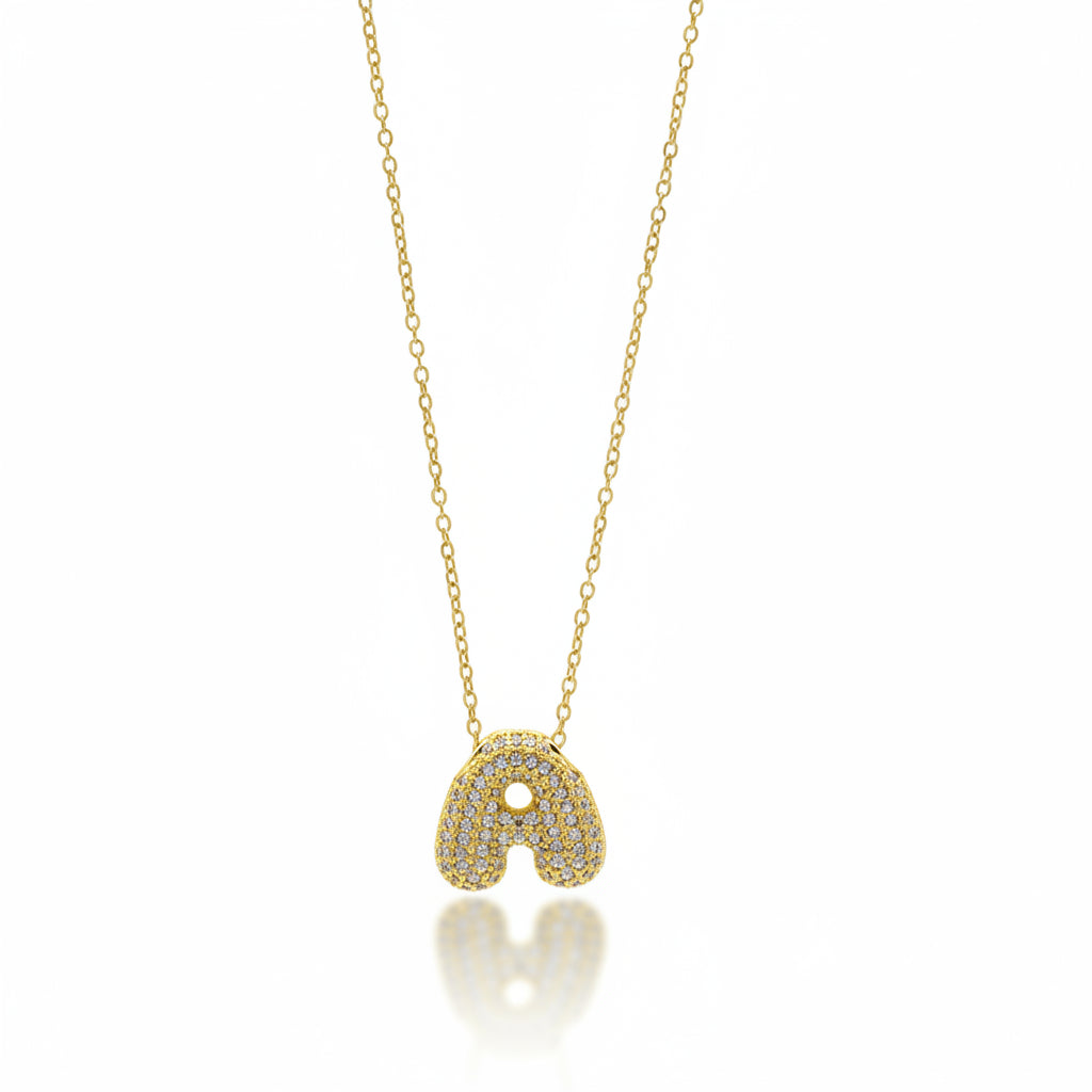 Collana Lettera A Gold Gaiè Bijoux
