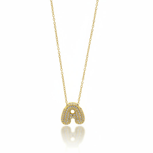 Collana Lettera A Gold Gaiè Bijoux