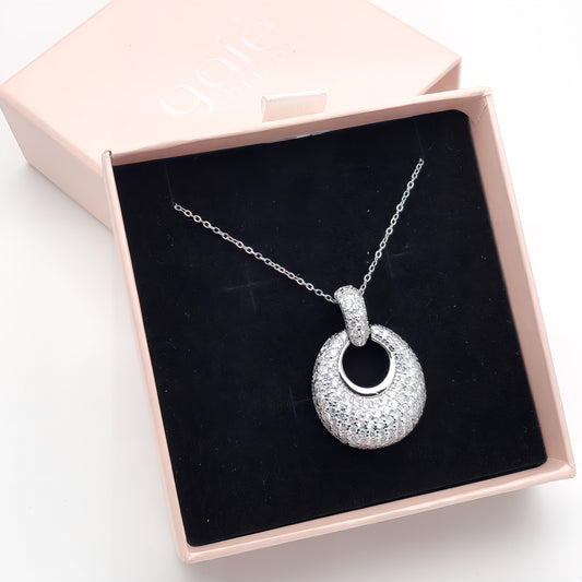 Collana Pavè Argentata
