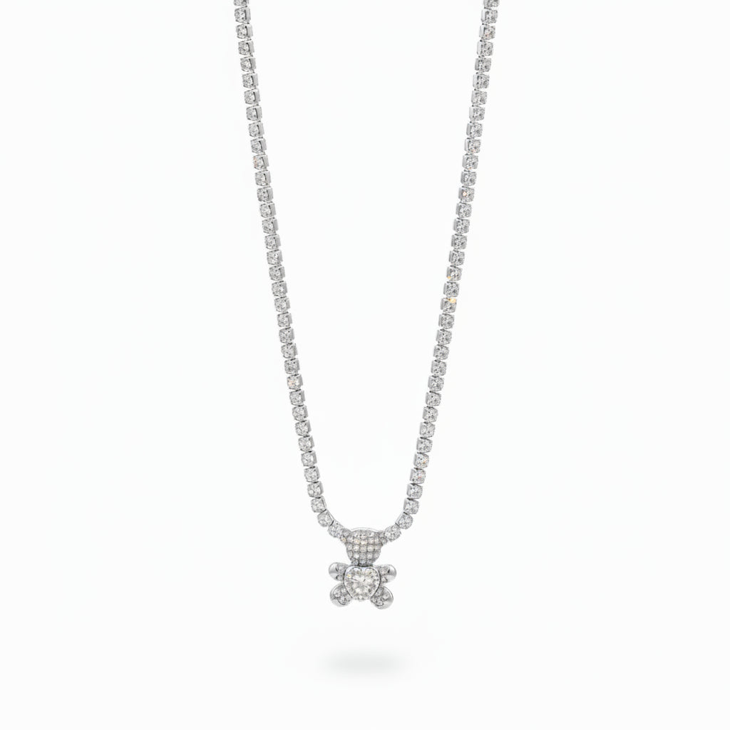Collana Tennis Orsetto Silver Gaiè Bijoux
