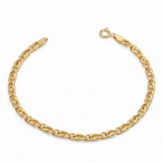 bracciale uomo in oro giallo