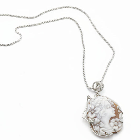Collana in Argento con Cammeo